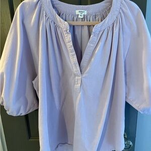 Dylan Women's Soft Purple Corduroy Blouse